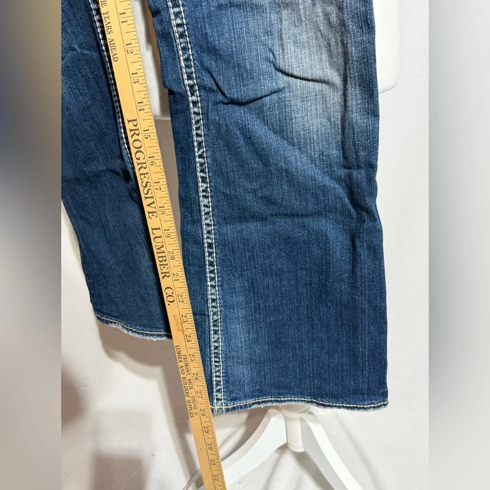 Silver Suki Jeans Women's Flare Blue Denim Size 33x28 - Picture 4 of 10